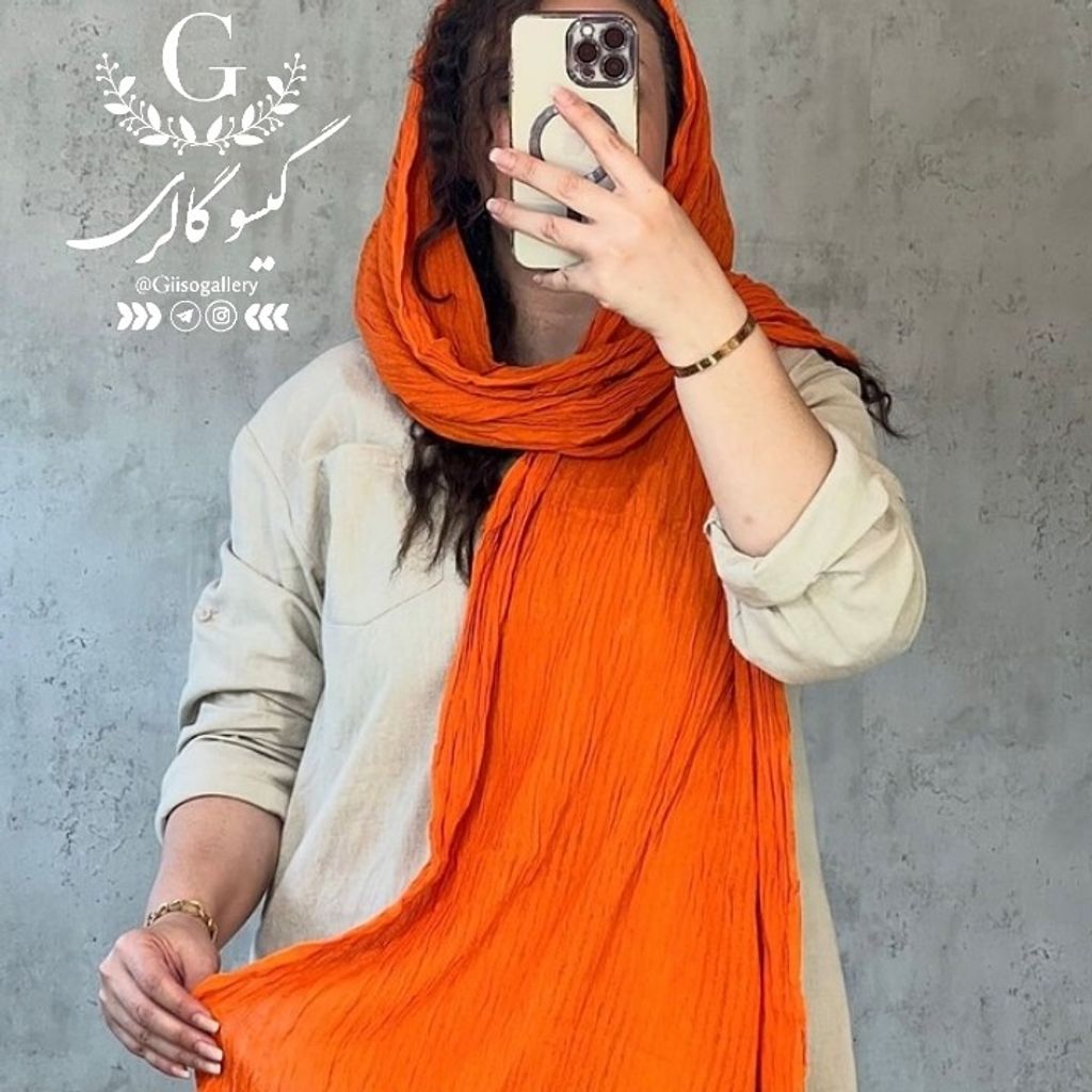 فروش اینترنتی شال هنرمندی کنفی منگولدار ریسه ای بلند