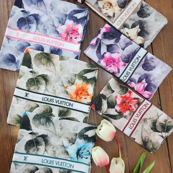 مدیوم اسکارف نخی دور دوخت رنگبندی