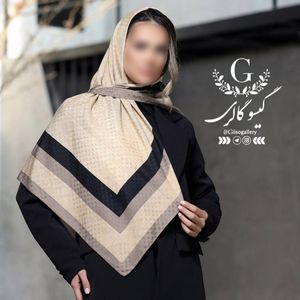 فروش اینترنتی روسری طرح لیپار رنگبندی دستدوز قواره دار پارچه چهار فصل ارسال فوری
