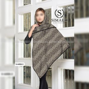 خرید آنلاین روسری روز مادر حریر کرپ دستدوز  قواره بزرگ برند سیمارو طرحبندی ارسال رایگان