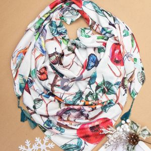 روسری یلدای نخی اعلاء قواره بزرگ برند