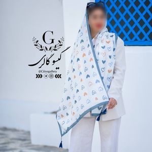 فروش اینترنتی شال نخی اعلاء طرح ترند انتخابی منگولدار رنگبندی میکس ارسال فوری