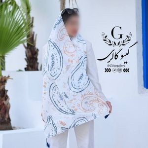 خرید آنلاین شال نخی اعلاء طرح ترند انتخابی منگولدار رنگبندی میکس ارسال فوری