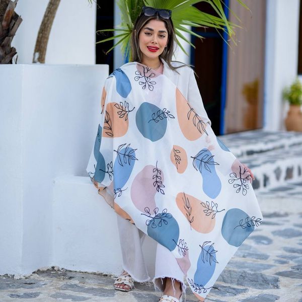 شال نخی اعلاء طرح ترند انتخابی منگولدار رنگبندی میکس