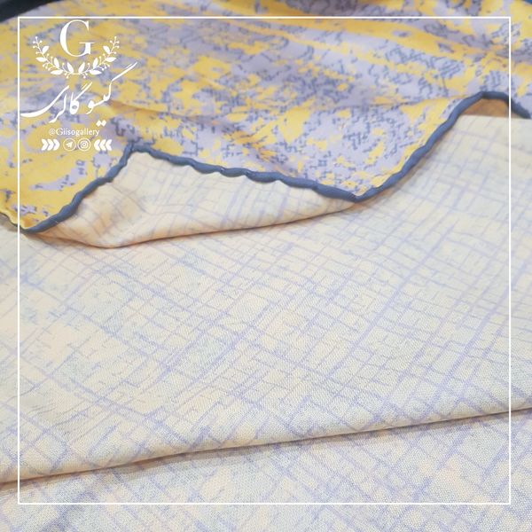 روسری پارچه باربارا دورو طرح دار ترک وارداتی قواره بزرگ