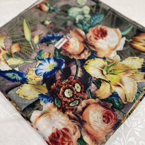 روسری نخی طرحدار  روز مادر  قواره بزرگ 140