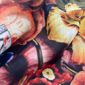 فروش اینترنتی روسری نخی طرحدار  روز مادر  قواره بزرگ 140 ارسال رایگان