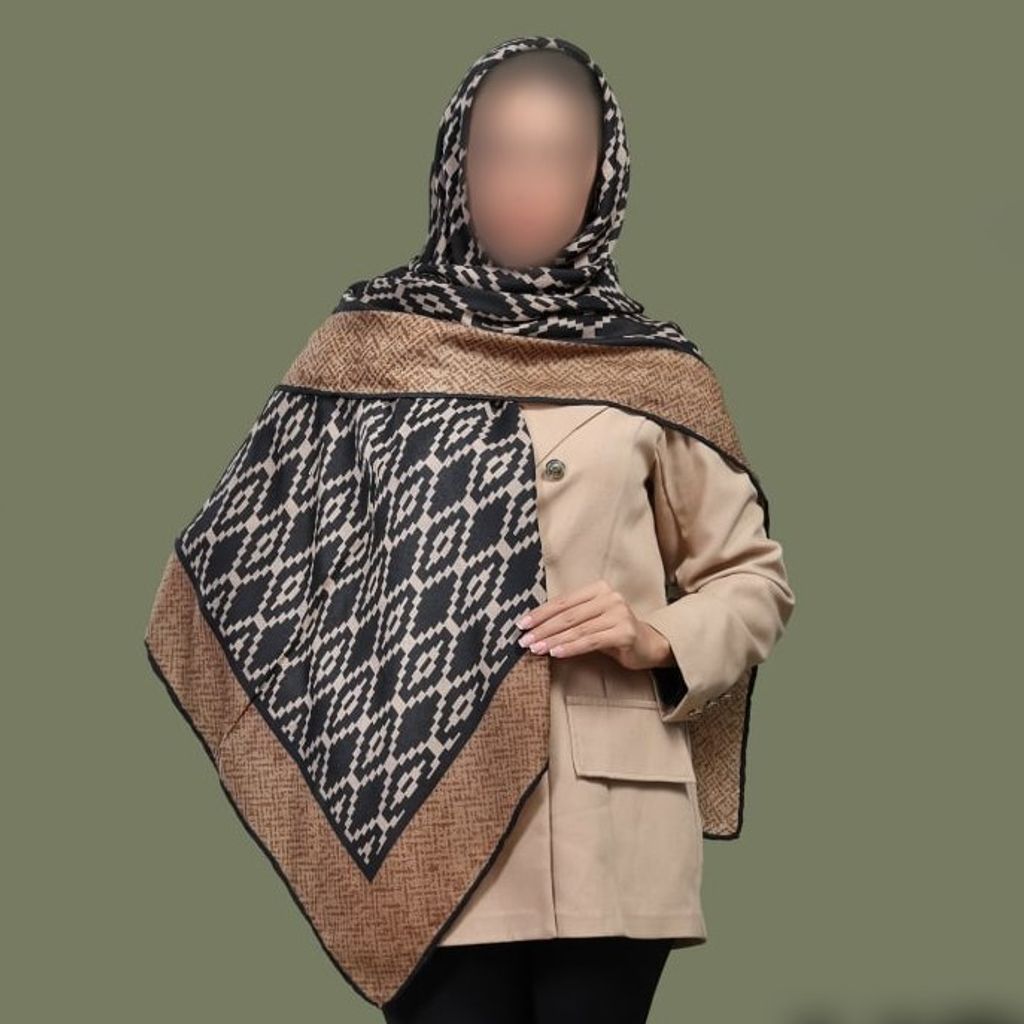 خرید آنلاین روسری کشمیر کجراه دستدوز قواره بزرگ طرح مارول رنگبندی (ارسال رایگان)