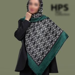 روسری کشمیر کجراه دستدوز قواره بزرگ طرح مارول