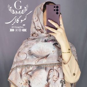 خرید اینترنتی روسری نخی قواره بزرگ بصورت عمده جینی رنگ طرح بندی و رنگبندی 