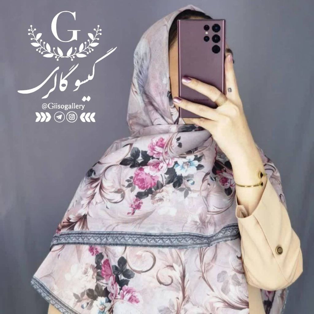 فروش اینترنتی روسری نخی قواره بزرگ بصورت عمده جینی رنگ طرح بندی و رنگبندی 