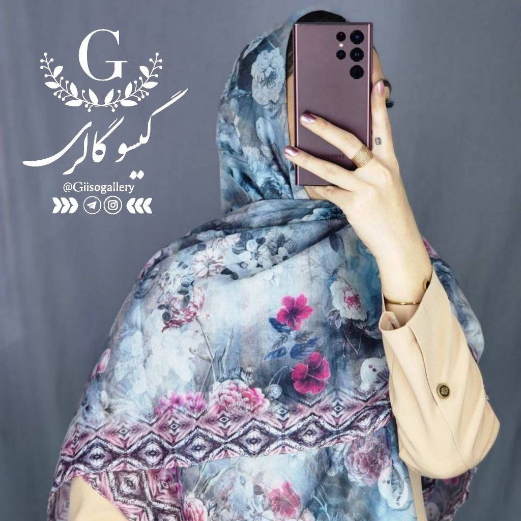 خرید اینترنتی روسری نخی قواره بزرگ بصورت عمده جینی رنگ طرح بندی و رنگبندی 