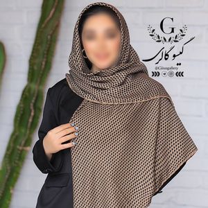 خرید آنلاین روسری سی آی اسکارف پارچه اعلاء دستدوز طرح ترند (ارسال رایگان)
