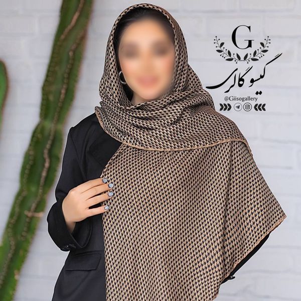 روسری سی آی اسکارف پارچه اعلاء دستدوز طرح ترند
