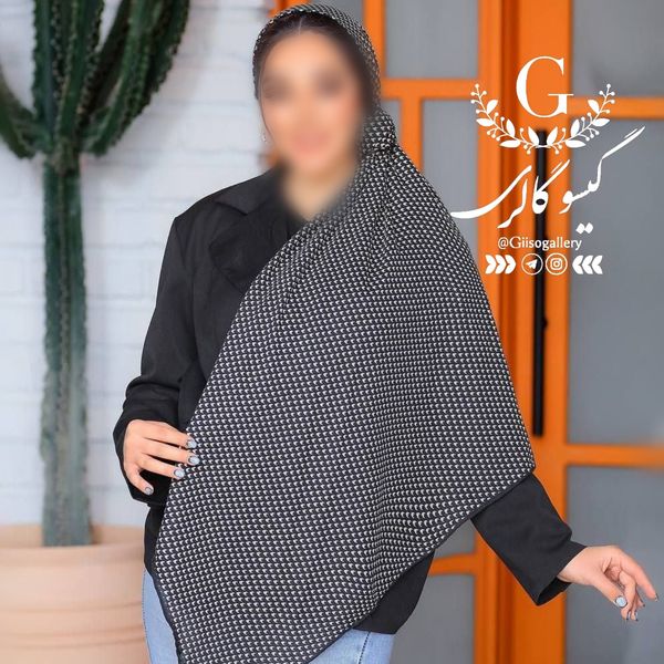روسری سی آی اسکارف پارچه اعلاء دستدوز طرح ترند