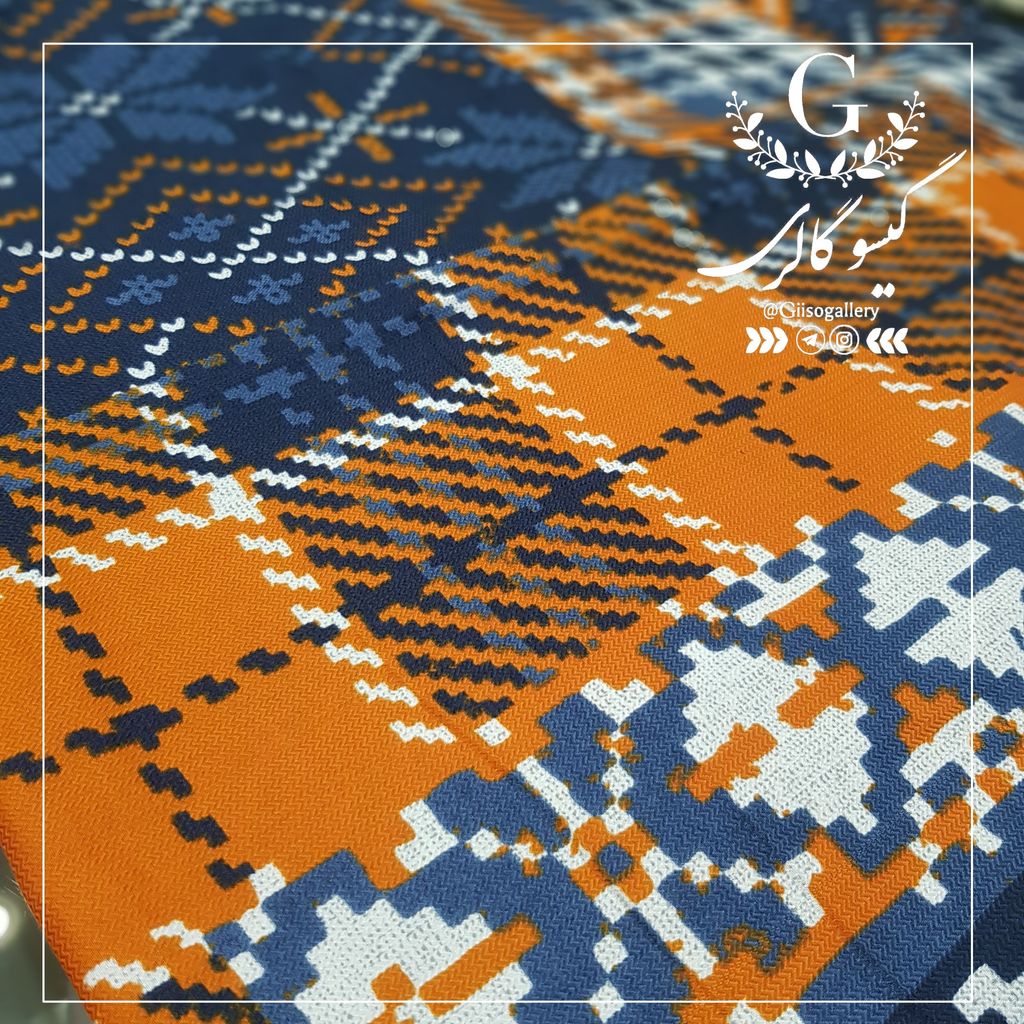 فروش اینترنتی روسری پارچه چهارفصل برند اعلا دستدوز قواره بزرگ طرح مشکی سفید (ارسال رایگان)