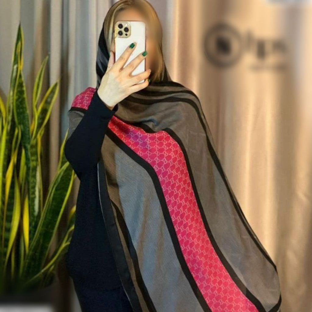 خرید آنلاین شال پارچه بهاره منگولدار پارت روز زن( ارسال رایگان)