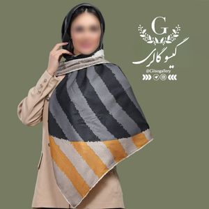 حراج روسری نخی پاییزه قواردار طرحبندی