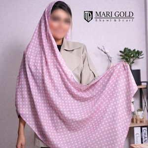 خرید آنلاین شال پارچه نخی منگولدار توپی رنگبندی (ارسال رایگان)