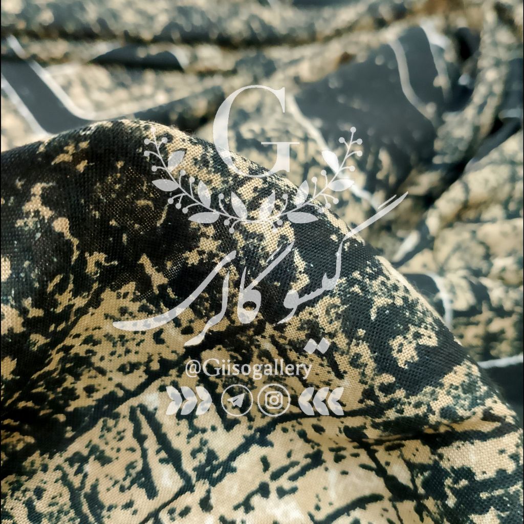 خرید اینترنتی روسری میکس نسکافه ای نخی لطف و اعلاء طرحبندی برند  