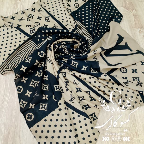 روسری میکس نسکافه ای نخی