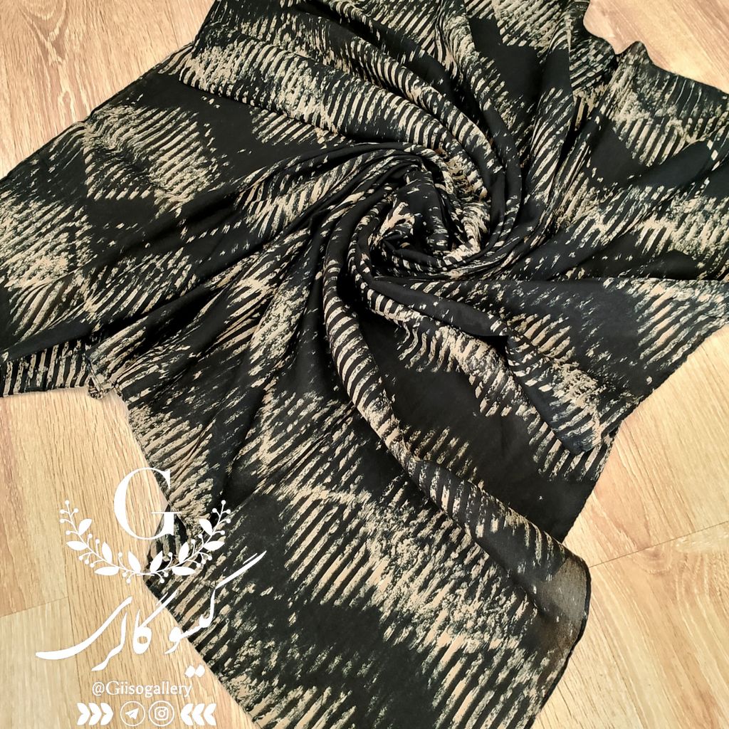 فروش اینترنتی روسری میکس نسکافه ای نخی لطف و اعلاء طرحبندی برند  