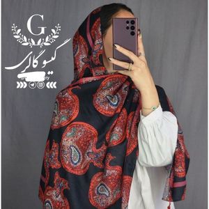 شال یلدایی نخی منگولدار برند اعلاتم