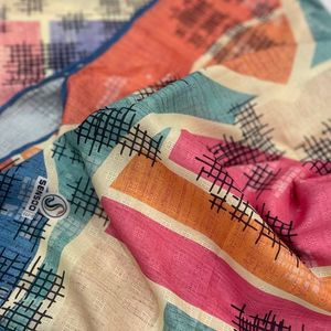 خرید آنلاین روسری پارچه اعلاء برند سنسو طرحبندی دستدوز قواره مجلسی