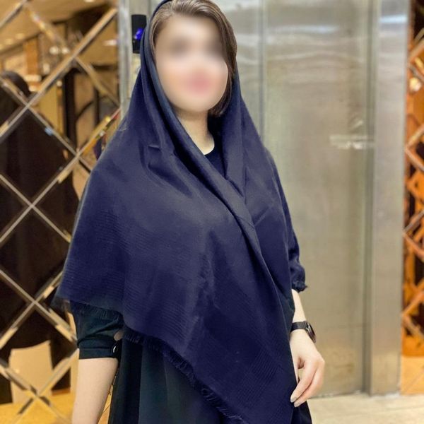 روسری نخی قواره بزرگ لمه دار