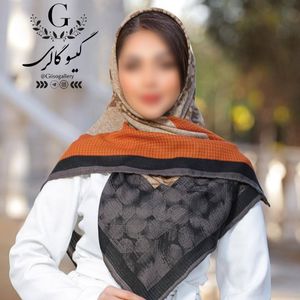 خرید اینترنتی روسری پارچه نخ اعلاء دستدوز طرحبندی ارسال رایگان