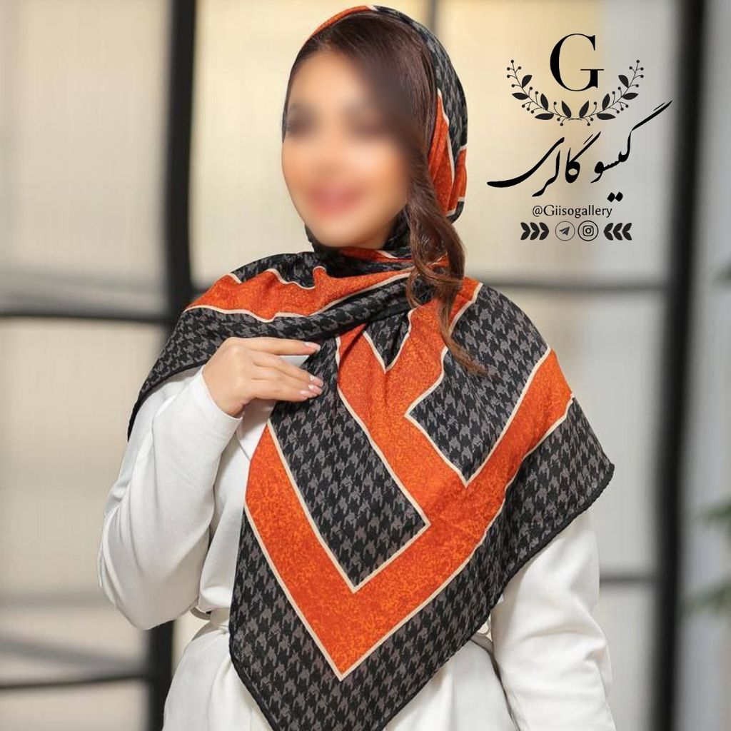 خرید اینترنتی روسری پارچه نخ اعلاء دستدوز طرحبندی ارسال رایگان