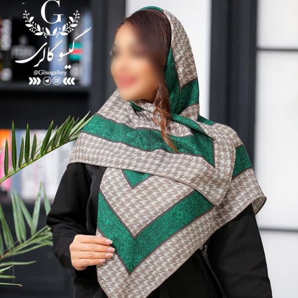 روسری پارچه نخ اعلاء دستدوز