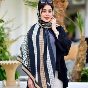 خرید اینترنتی روسری سوپرنخ منگولدار قواره بزرگ طرحبندی  ارسال رایگان و سراسری