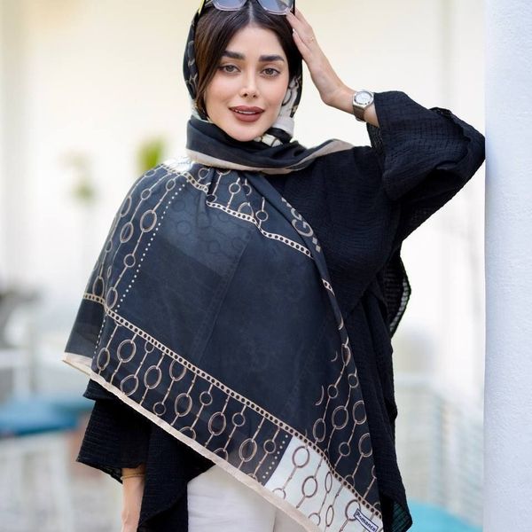 روسری سوپرنخ منگولدار قواره بزرگ