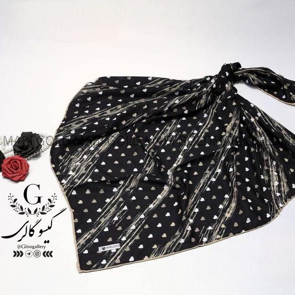 روسری پارچه اعلا دستدوز برند ماری گلد