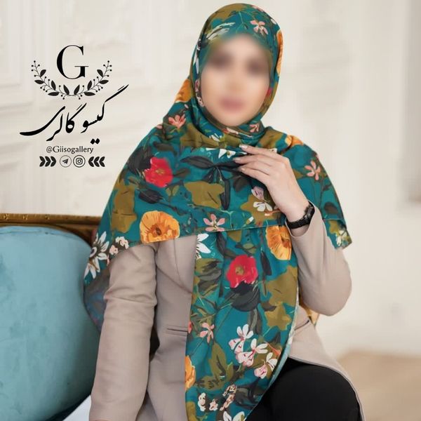 روسری نخ اسپان اعلا قواره بزرگ