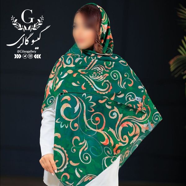 روسری نخ اسپان اعلا قواره بزرگ