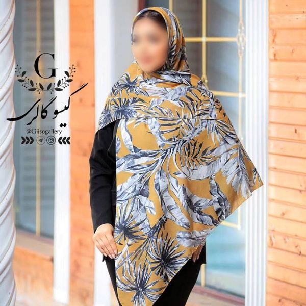 روسری نخ اسپان اعلا قواره بزرگ