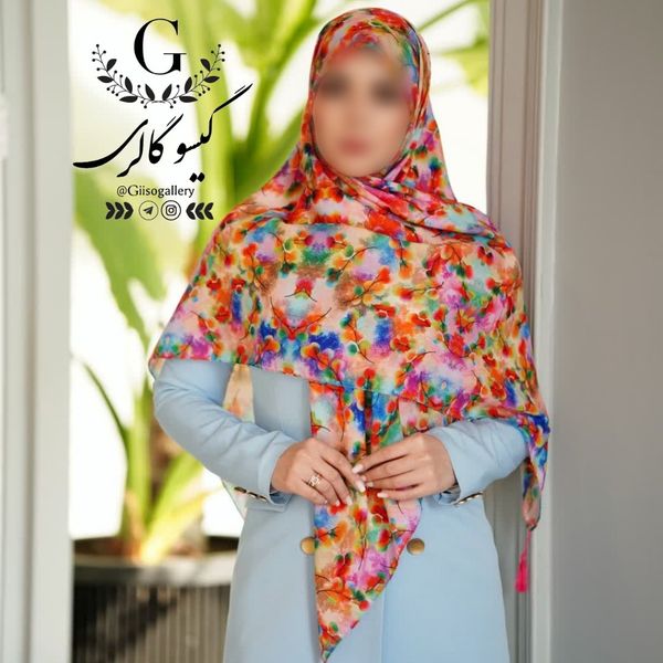 روسری نخ اسپان اعلا قواره بزرگ