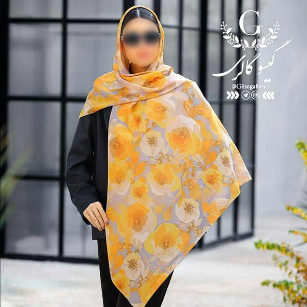 روسری نخ اسپان اعلا قواره بزرگ