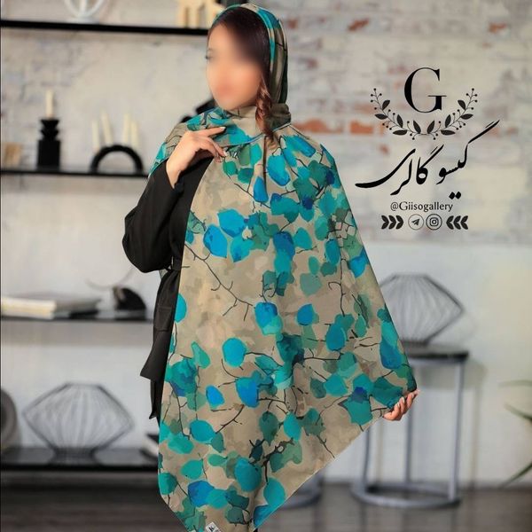 روسری نخ اسپان اعلا قواره بزرگ