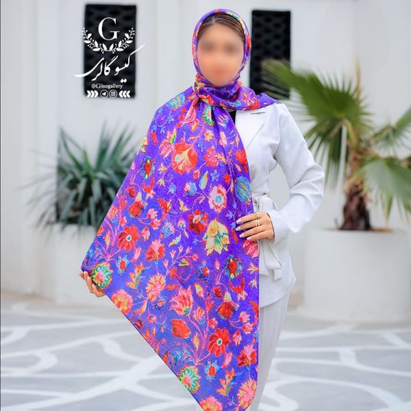 روسری نخ اسپان اعلا قواره بزرگ