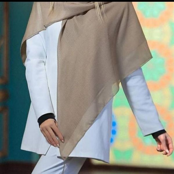 روسری پارچه اسلپ قواره بزرگ