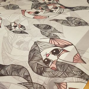 فروش اینترنتی روسری فانتزی دخترانه طرح بندی متنوع