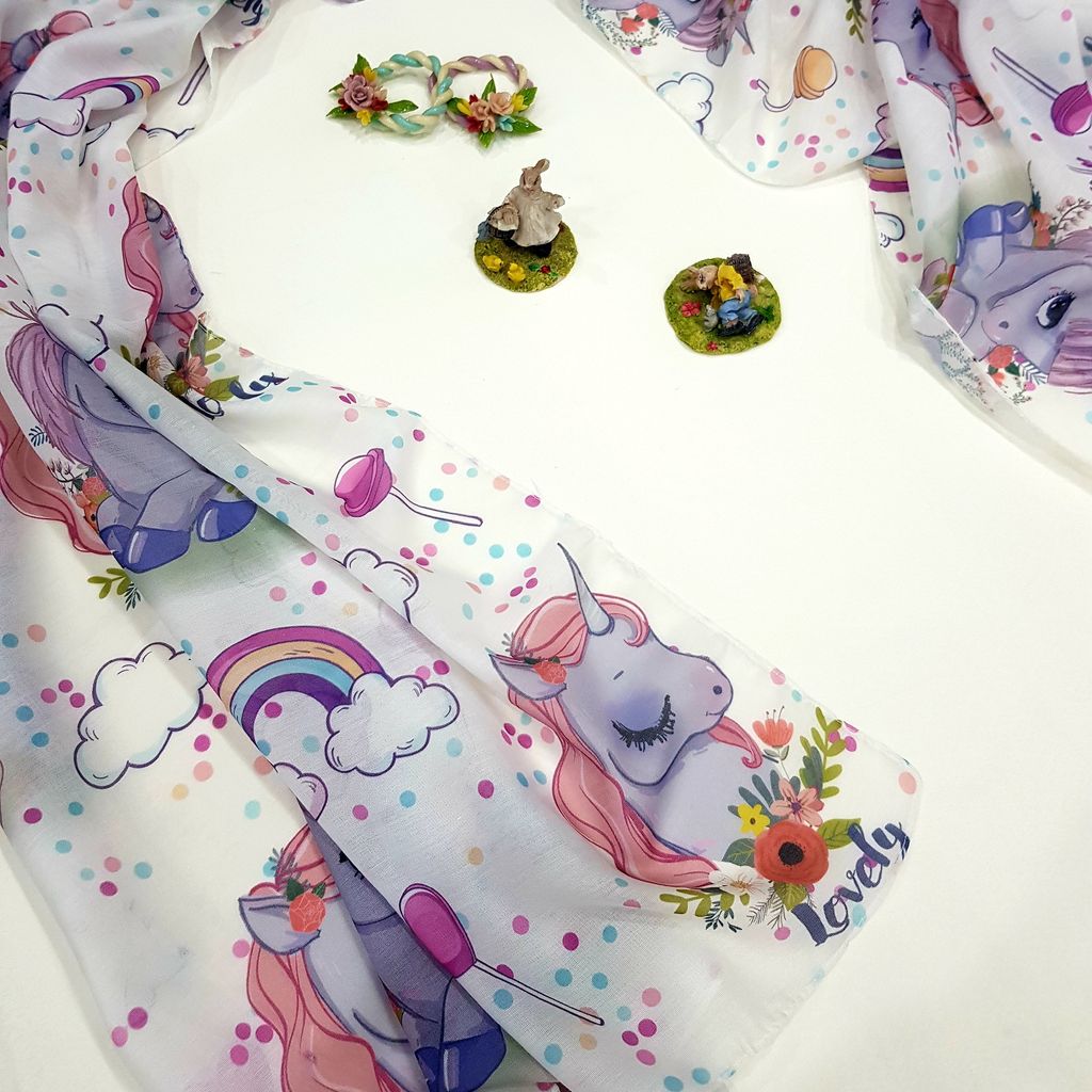 خرید اینترنتی (ارسال رایگان)شال های فانتزی دخترانه