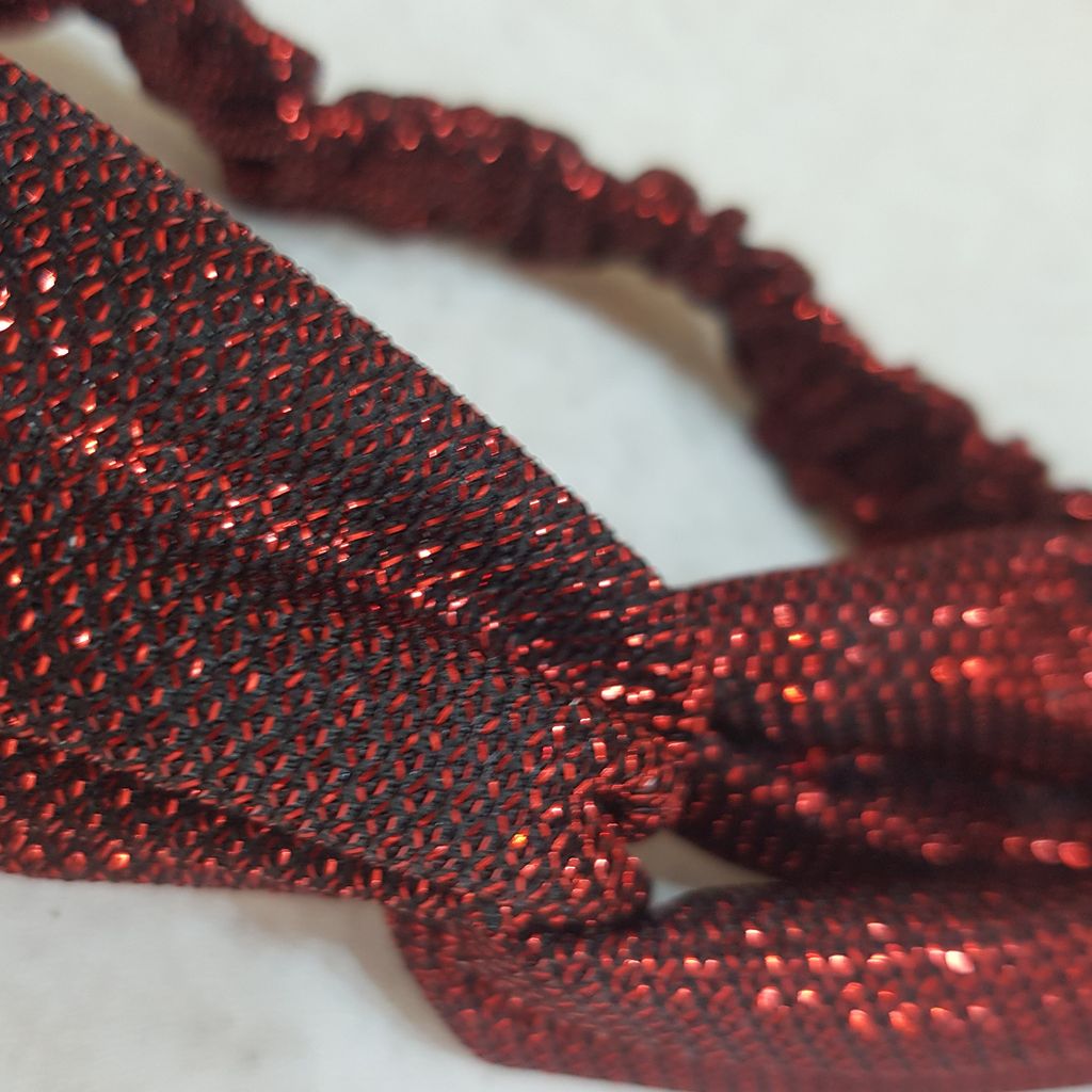 فروش اینترنتی هدبند زنانه پارچه شایندار براق رنگبندی انتخابی سایز متوسط رنگ ثابت