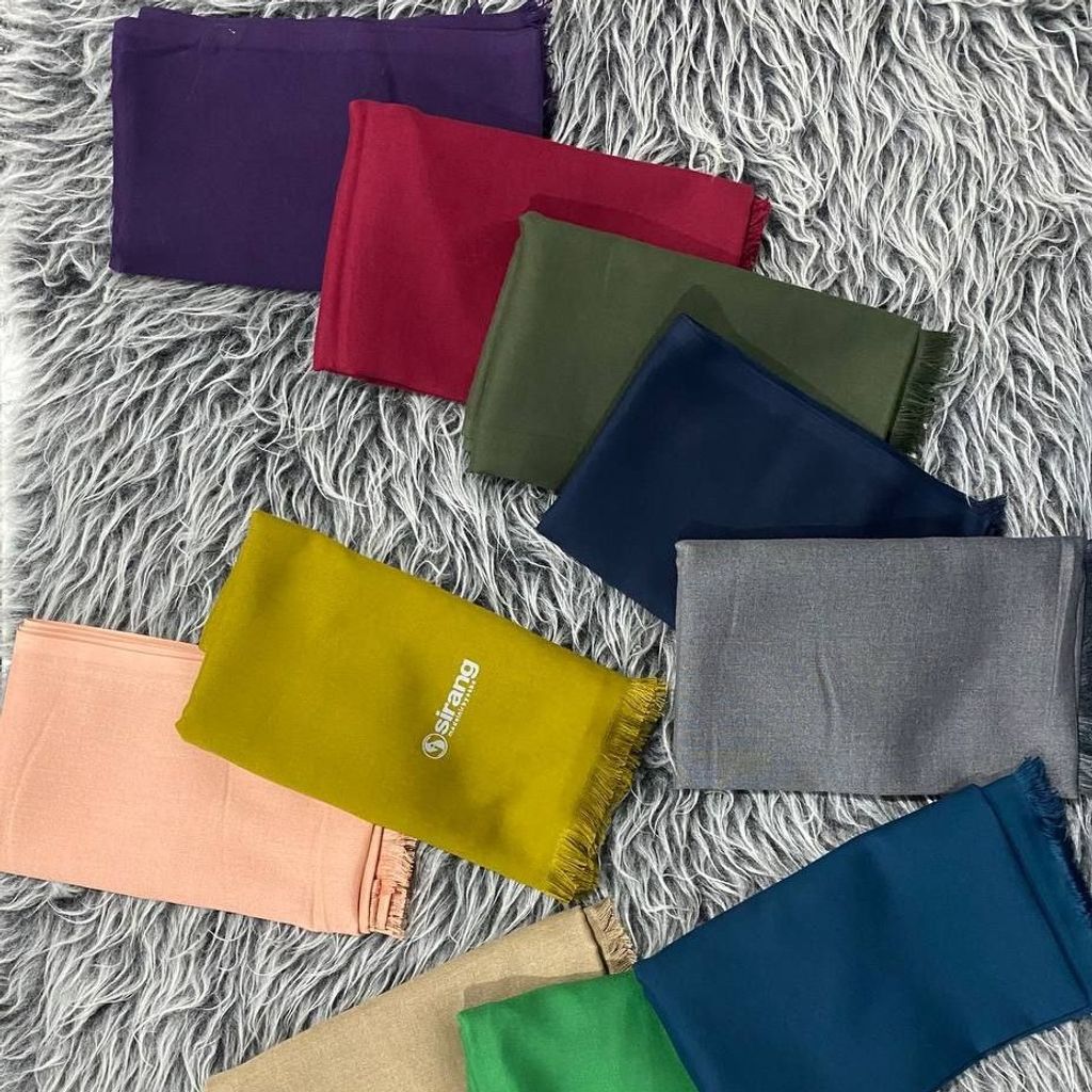 فروش اینترنتی شال پارچه ترک اعلا رنگبندی برند سیرنگ (ارسال رایگان)