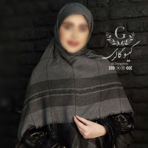 روسری ژاکارد ملانژ  لمه شایندار قواره بزرگ