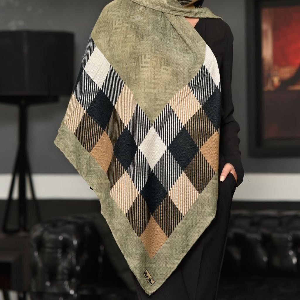 خرید اینترنتی روسری باربری پارچه اعلا دستدوز قواره مجلسی بزرگ 