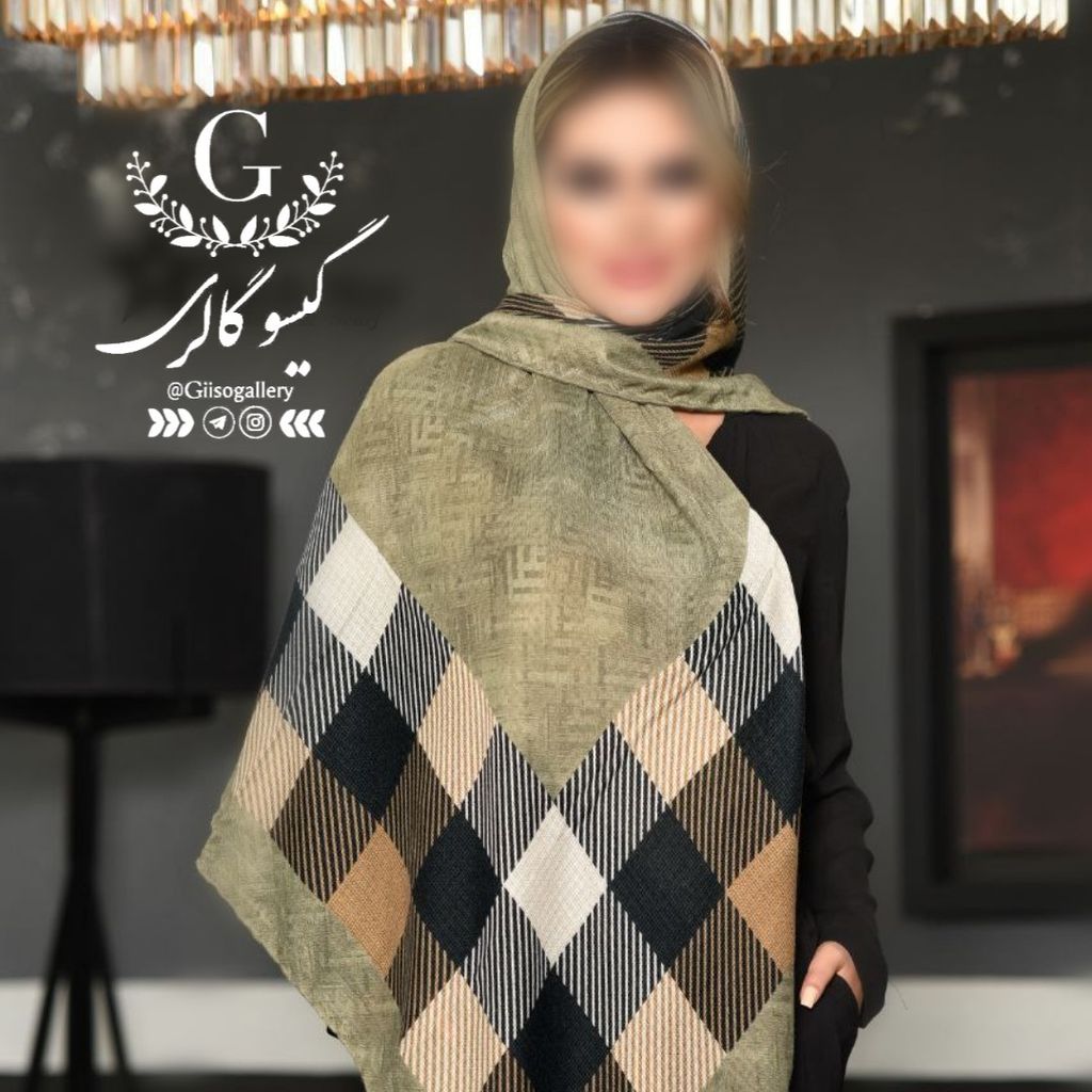 خرید آنلاین روسری باربری پارچه اعلا دستدوز قواره مجلسی بزرگ 